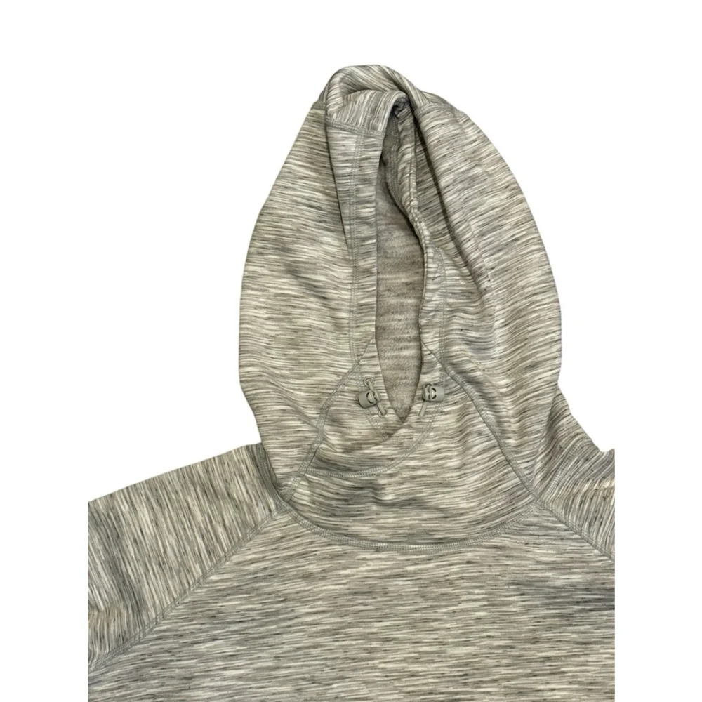 GapFit Women’s Orbital Fleece Hoodie Gray Matter Fitted Hoodie Size Medium​​​​​ - Picture 5 of 12